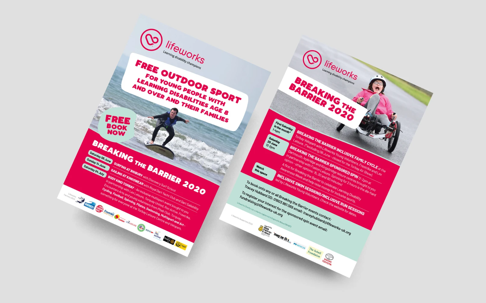 lifeworks_charity_branding_breaking_the_barrier_a5_leaflet_design_and_print_1