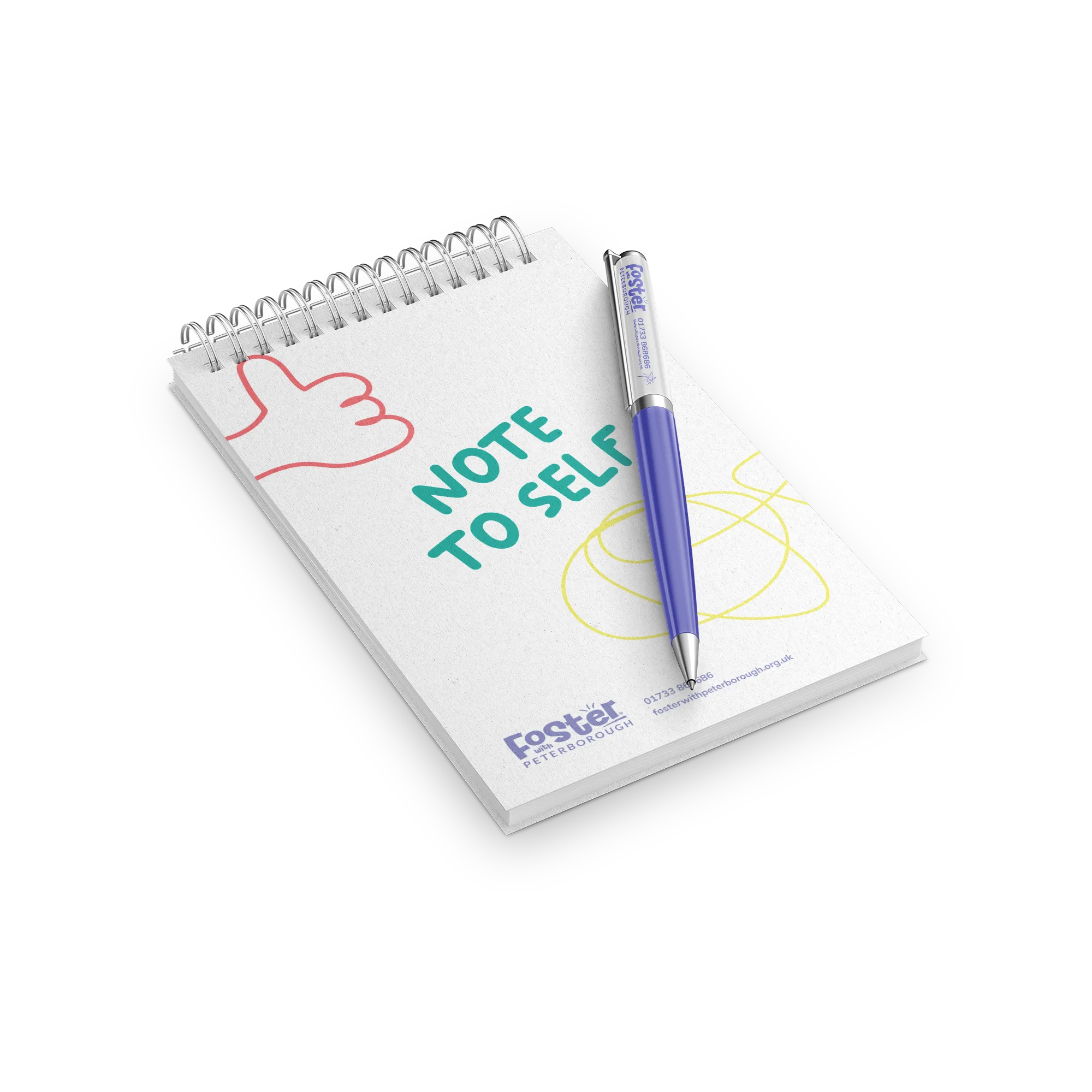 foster_with_peterborough_notepad_and_pen