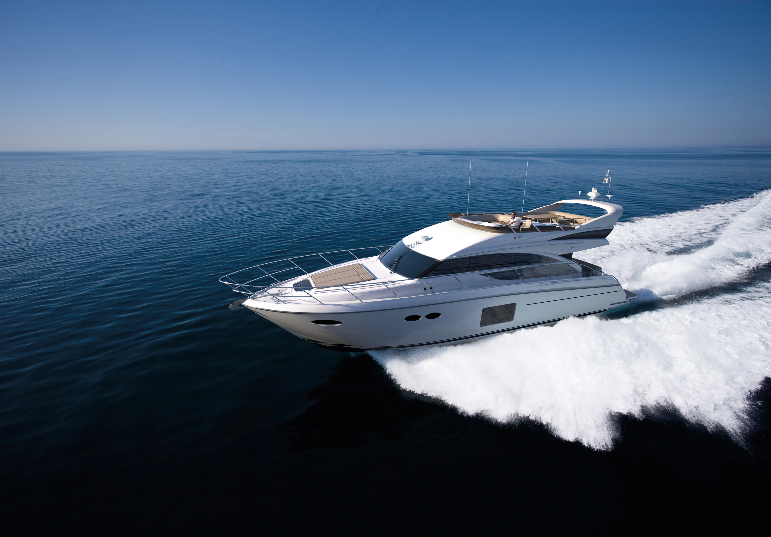 Princess Yachts 56 Exterior View CGI image