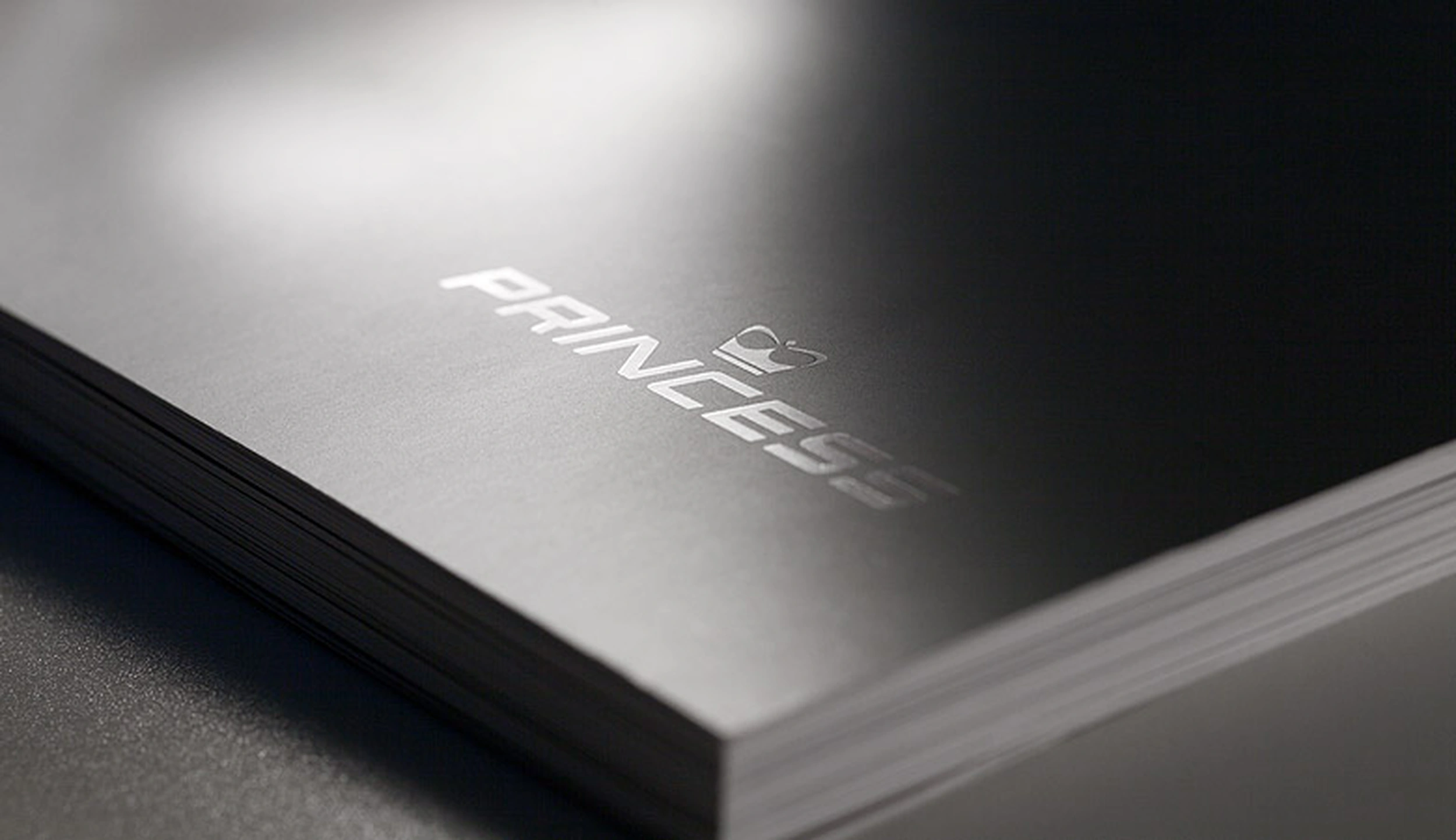 Princess Yachts International Brochure Printing with Luxury Metallic Foil finishing