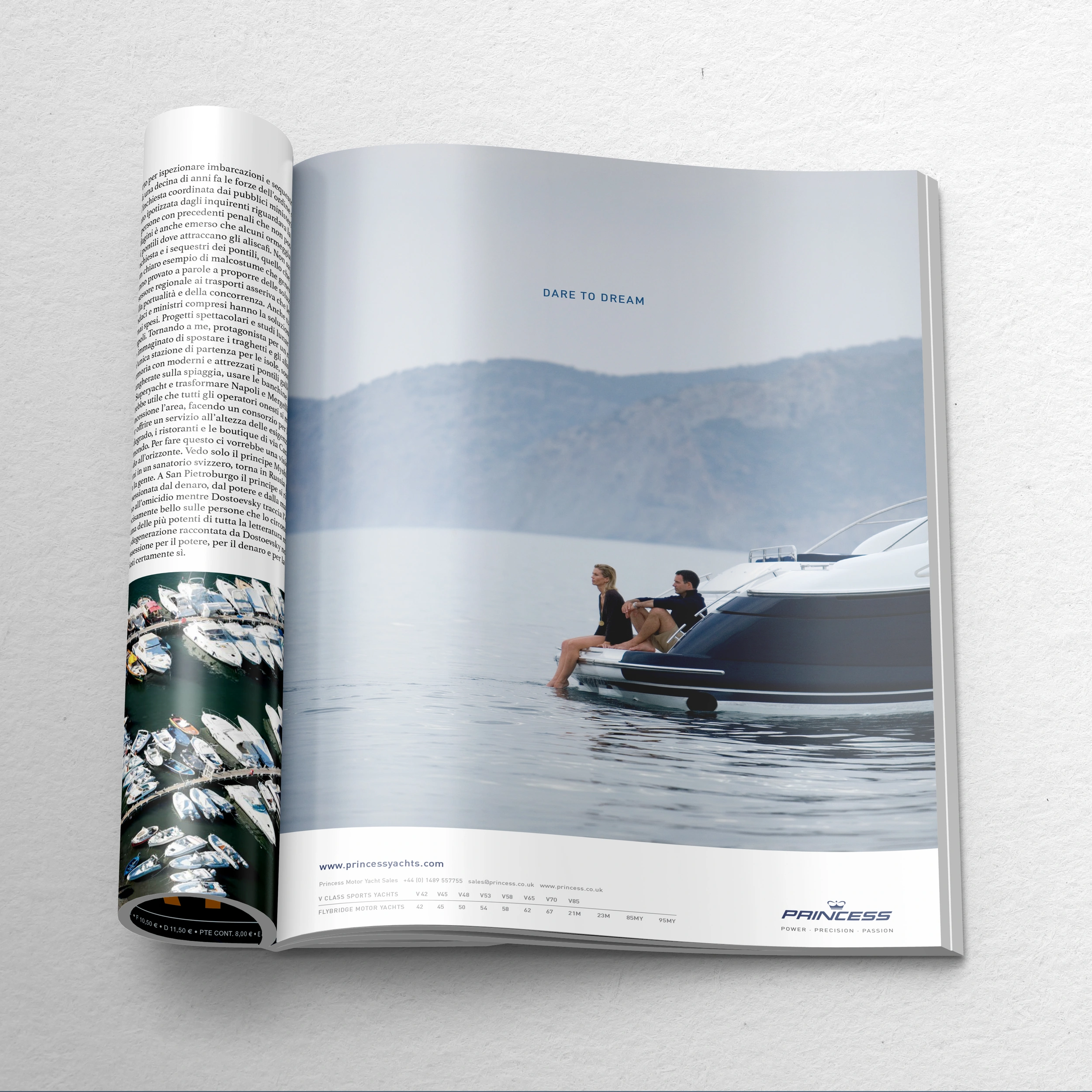 Princess Yachts International Single Page Spread - Lifestyle 1