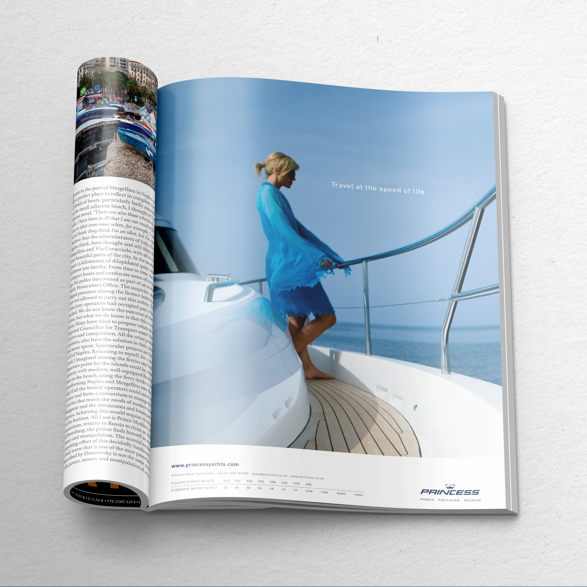 Princess Yachts International Single Page Spread - Lifestyle 2