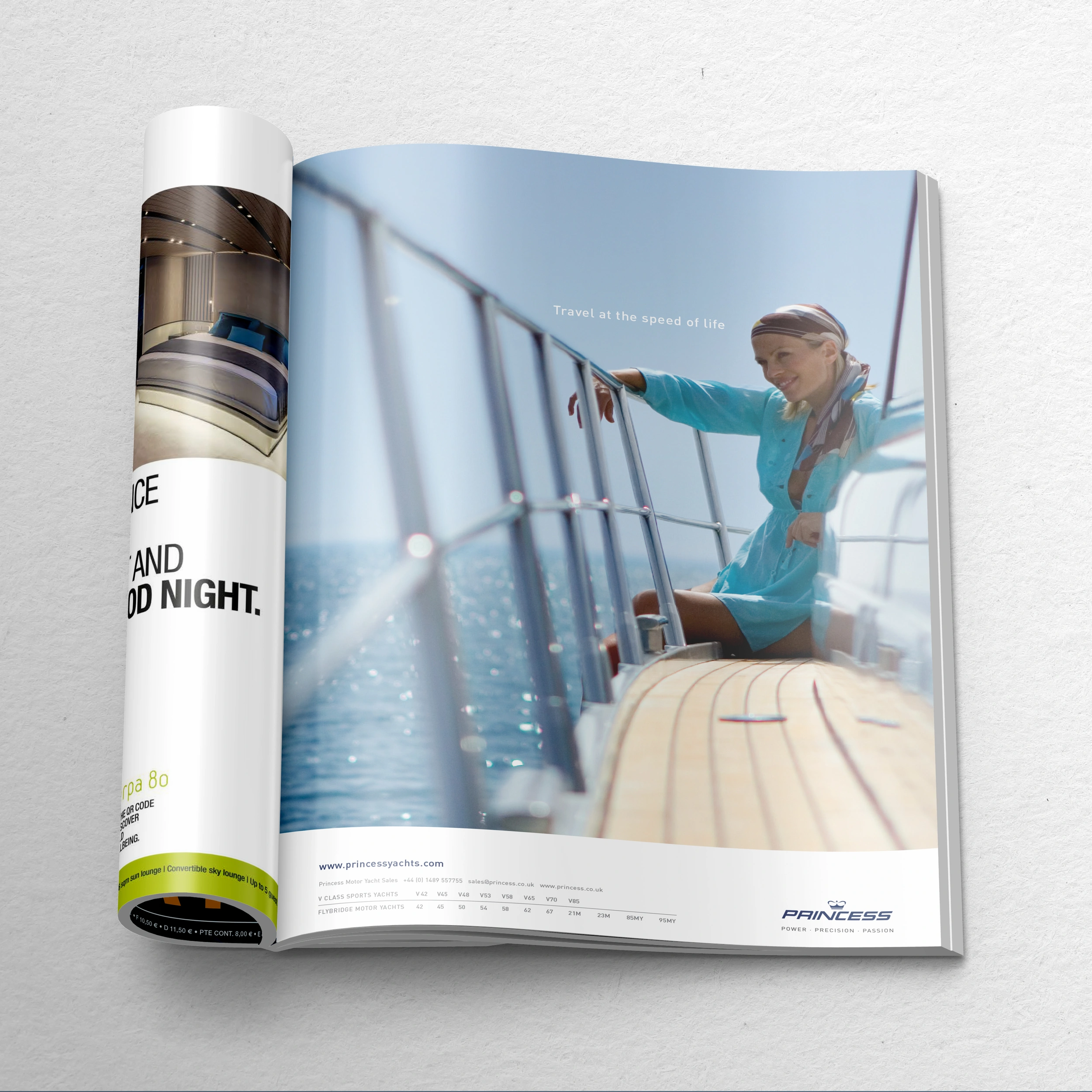 Princess Yachts International Single Page Spread - Lifestyle 3