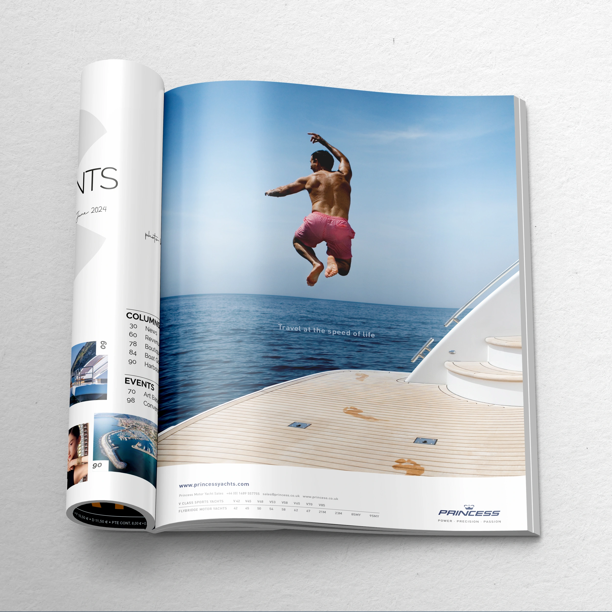 Princess Yachts International Single Page Spread - Lifestyle 4
