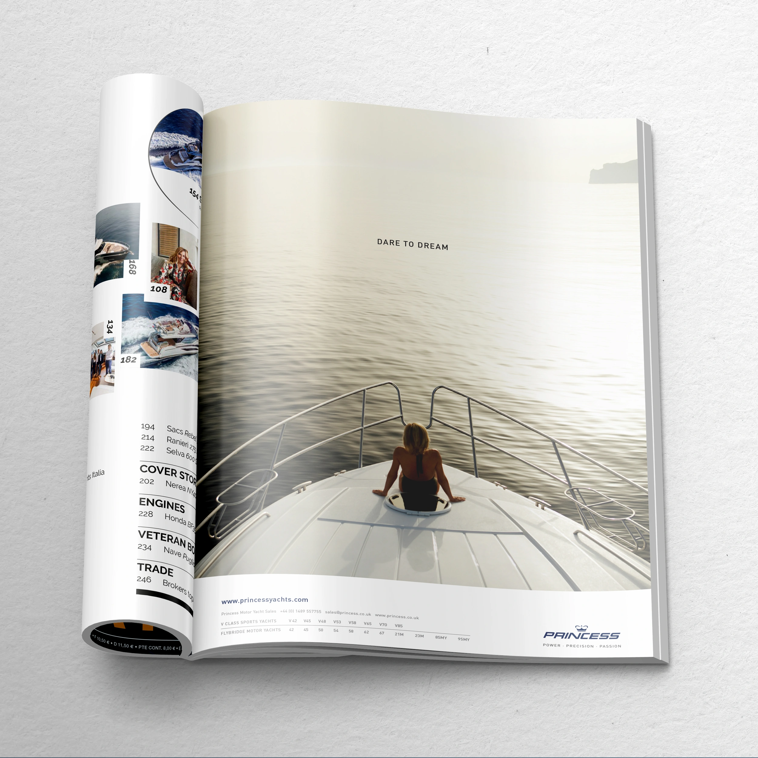 Princess Yachts International Single Page Spread - Lifestyle 5