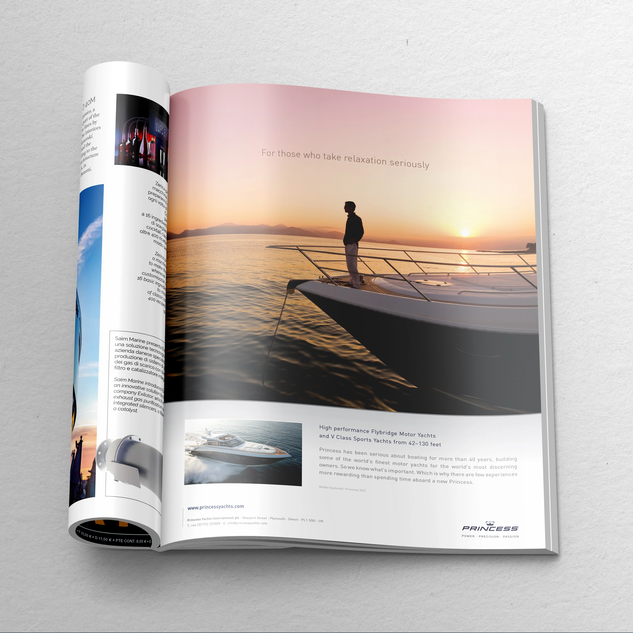 Princess Yachts International Single Page Spread - Lifestyle 8