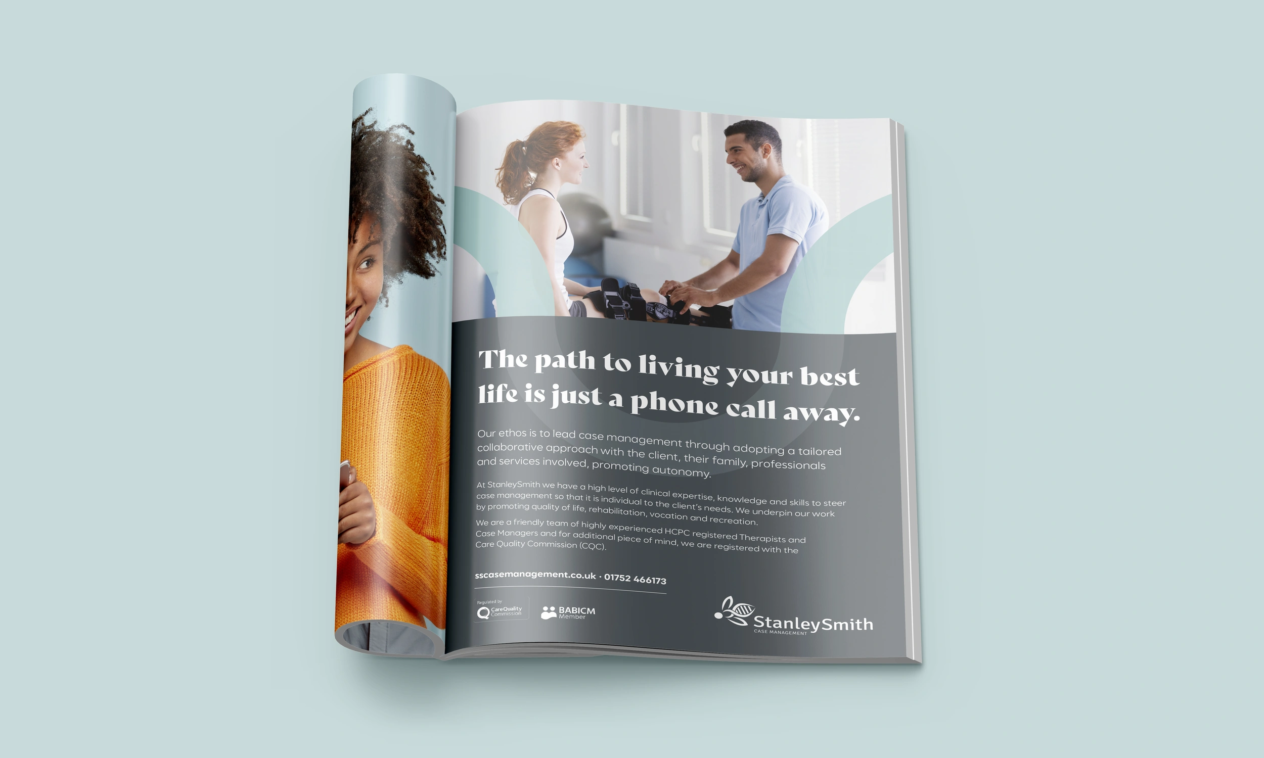 StanleySmith Case Management Full Page Press Advert Design