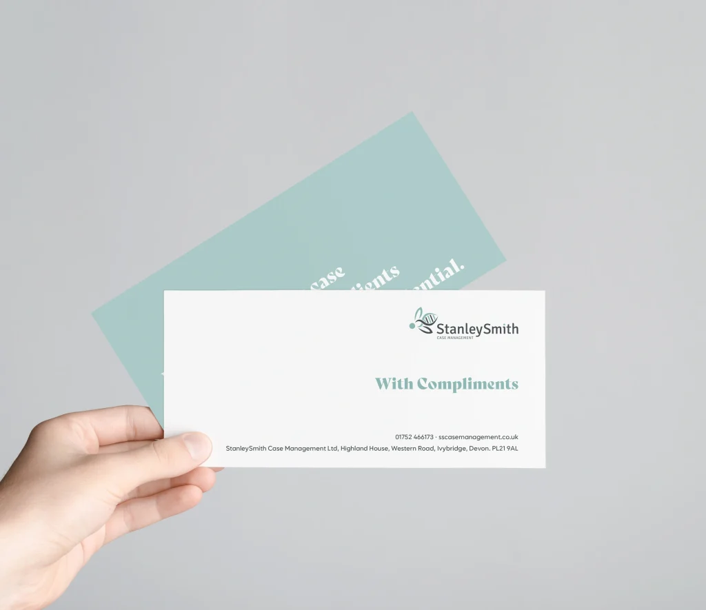StanleySmith Case Management Compliment Slip Design and Print